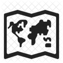 Map High Contrast Icon