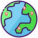 World Global Earth Icon