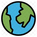 World Map Earth Icon