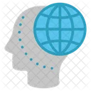 Brain Globe Mind Icon