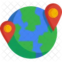World Earth Location Icon