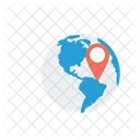 World Location International Location Global Location Icon