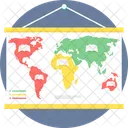 World Map Globe Map Icon