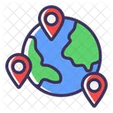 世界地図 アイコン