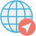 Global Network Planet Icon