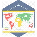 World Map Map Earth Icon