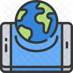 World Map App  Icon