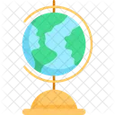 World Map Globe Earth Icon