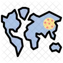Epidemic Distribution Disease Icon