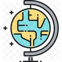 World Map Glob Global Map Icon