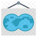 World Map Map Education Icon
