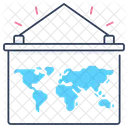 World Map Globe Map Icon