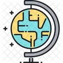 World Map Globe Map Icon