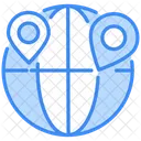 World Map Globe Map Icon