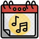 World Music Day Music Day Calender Musical Notes Song Icon