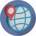 World Navigation World Location Worldwide Icon