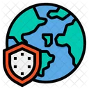 World Protection Earth World Icon