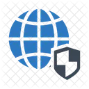 World Shield Globe Icon