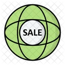 Global Sale Discount Sale Icon
