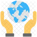 World Security Hand Icon
