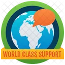 World Support Badge  Icon