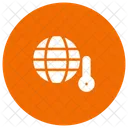 World Weather Thermometer Icon