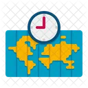 World Time Time Zones Icon