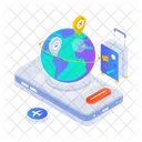 World Tour International Trip Icon