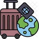 World Tourism Day Travel Adventure Icon