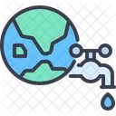World Water Day Water Day Water Saving Icon