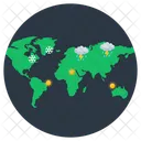 World Weather Forecast Meteorology Weather Prediction Icon