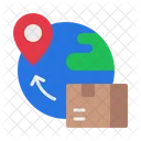 World Wide Delivery Shipping Transportation Icon