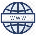 World wide domain  Icon