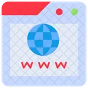 World Wide Web Web Web Page Icon