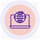 World Working Color Circle Icon Icon