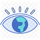 Worldview Worldwide View Global View Icon