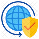 Worldwide Insurance Protection Protect Coverage Icon