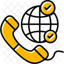 Worldwide Call Communication Icon