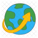 Worldwide Global Earth Icon