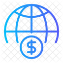 Worldwide Dollar Connection Icon