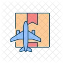 Worldwide air shipping service  Icon
