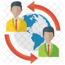 Worldwide Businessman International Businessman Global Businessman Icon