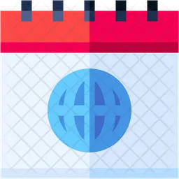 Worldwide Calendar  Icon