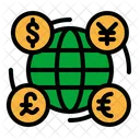 Worldwide Currency Currency Network Icon
