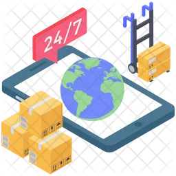 Worldwide Delivery  Icon