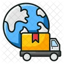 Global Delivery Worldwide Delivery International Delivery Icon