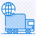 Worldwide Delivery Global Delivery International Delivery Logistics Icon