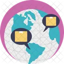 Worldwide Delivery Service Icon