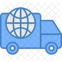 Worldwide Delivery Delivery Global Icon