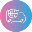 Worldwide Delivery Delivery Global Icon